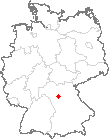 Karte Mühlhausen, Mittelfranken